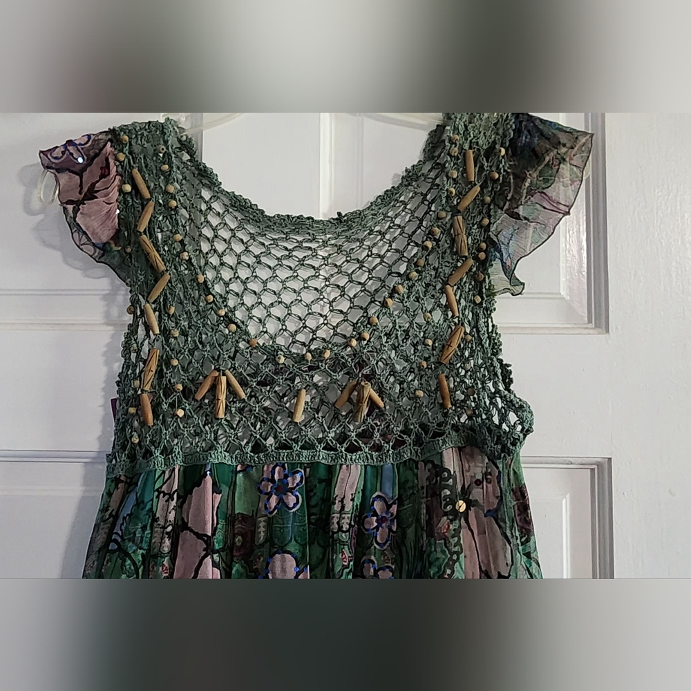 SOYA LONG DRESS.  SeeThrough dress. NWOT - Picture 3 of 10